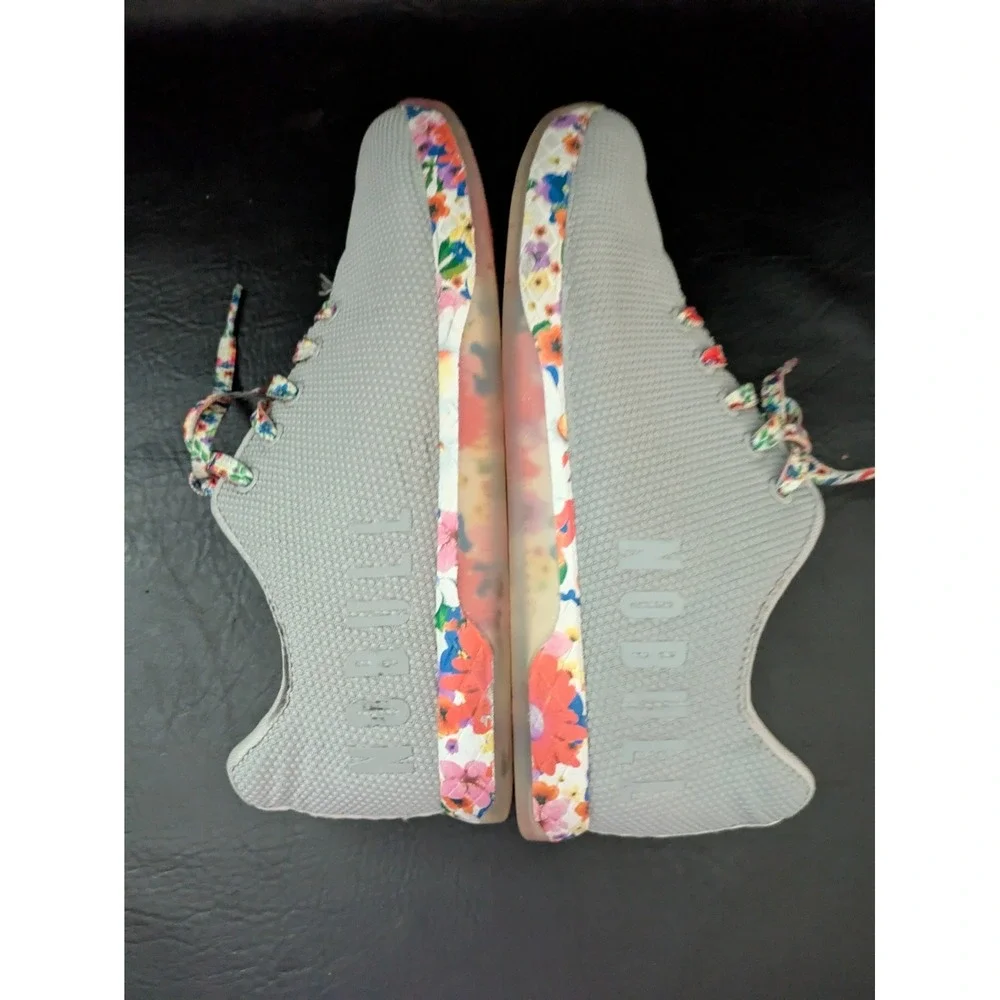 No Bull Gray Floral Trainers Workout Shoes Cross Fit Women 10.5 Men‎  9